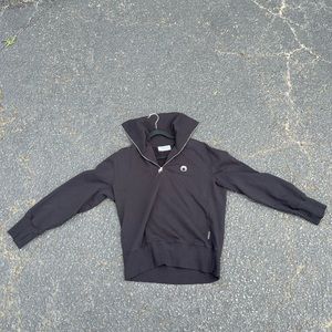 MARINE SERRE Black Lunar Reading Sweatshirt
